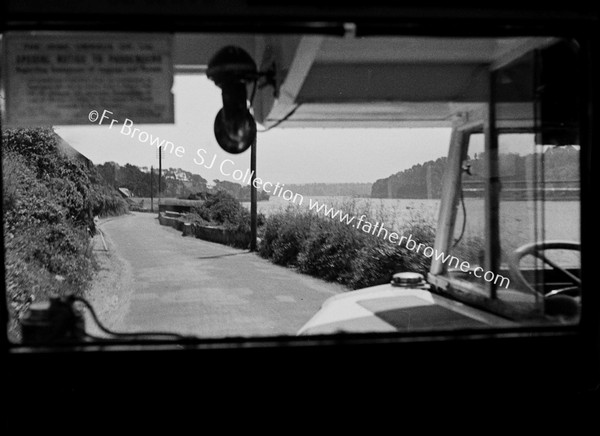 THROUGH THE WINDSCREEN : RIVERSIDE ROAD